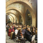 El público llenó el museo para escuchar a Cabrera.
