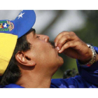 Maduro, durante un evento de la campaña electoral.