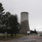 La central térmica de Anllares está en Páramo del Sil. ANA F. BARREDO