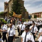 Imagen de la procesión en honor al Corpus que cada año tiene lugar en Riego de la Vega.