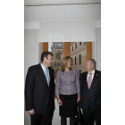 Antonio Silván, Pilar del Olmo y Javier Amoedo.