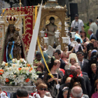Un momento de la procesión del Cristo a su salida del santuario del Ecce Homo en las fiestas de Bembibre del año pasado.