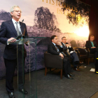 Antonio del Valle, Marcos Martínez, Emilio Gutiérrez, Antonio Silván y Gregoria Cavero, en la presentación de este nuevo libro.