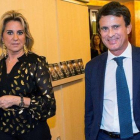 Manuel Valls, junto a Susana Gallardo, en el Liceu de Barcelona, en octubre pasado.