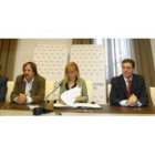 Vicente Canuria, Lupicinio Rodrigo, Isabel Carrasco, Pedro García y Pedro Cañón.