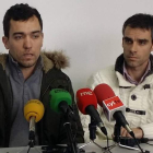 Marcos Vázquez y Sergio Gallardo, durante la presentación.