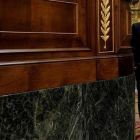 El presidente del Gobierno, Pedro Sánchez, llega al hemiciclo del Congreso de los Diputados.