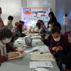 Imagen de una actividad desarrollada en Valencia de Don Juan relacionada con las mujeres. DL