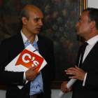 Fernando Salguero durante las negociaciones con Ciudadanos