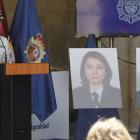 Eulalia González recordó a las dos agentes leonesas asesinadas en 2004 en Barcelona. RAMIRO