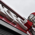 Restaurante de KFC cerrado en Londres.