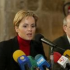 Silvia Clemente y Mariano Torre, durante su última visita a León