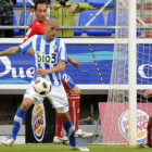 Yuri tuvo alguna ocasión, pero esta vez no estuvo acertado de cara a la portería rival.