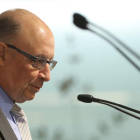 Montoro, ayer, durante su intervención en un desayuno informativo. JJGUILLEN