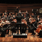 La Joven Orquesta Leonesa actuaba a principios de julio en el Auditorio Ciudad de León.