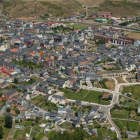 Vista aérea de Bembibre, la principal población del Bierzo Alto con 10.000 habitantes, en una imagen de archivo.