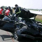 Imagen de uno de los accidentes ocurridos este verano en la provincia