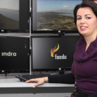 Raquel Camino González trabaja en Indra.