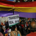 Manifestación a favor de la república, en Madrid este sábado.