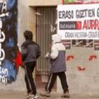 Una pintada a favor de ETA en la localidad guipuzcoana de Alsasua