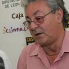 Emilio Fernández en su primera aparición pública como presidente del Climalia León