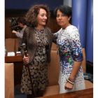 Merayo y Luna tras el pleno de investidura de la popular.