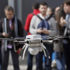 Demostración de drones en el marco del Salón Internacional de la Seguridad