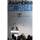 Rajoy clausuró la asamblea del Instituto de Empresa Familiar.