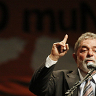 El presidente de Brasil, Luis Inácio Lula da Silva, en el Foro Social Mundial, en Porto Alegre.