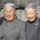 El emperador Akihito y la emperatriz Michiko el pasado febrero en Tokyo.