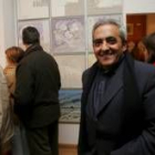 Ramón Villa, durante la inauguración de la muestra, que ya puede verse en Alcázar de Toledo, 14.