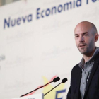 Juan de Antonio, fundador y consejero delegado de Cabify, en Barcelona.