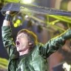 Mick Jagger durante el concierto que ofreció en Madrid