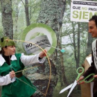 Intermón Oxfam, durante el acto de Valladolid.