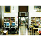 Una de las salas de investigación de la Biblioteca Nacional.