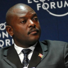 Pierre Nkurunziza, presidente de Burundi en el World Economic Forum.