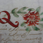 La letra ‘q’ de ‘querencia’, en uno de los documentos consultados por José Luis Puerto en el transcurso de su investigación.