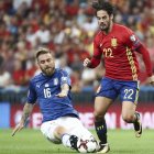 Isco deslumbró con su juego ante una selacción italiana que terminó rendida ante el malagueño. MARISCAL