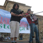 Víctor Astorgano (gaita) y Carlos Huerta (acordeón) son Medulia