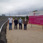 Imagen facilitada ayer por la Diputación de las obras. DL