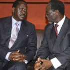 El primer ministro de Kenia habla con su homólogo de Costa de Marfil, representante de Gbagbo.