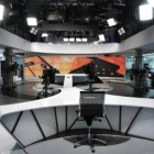 Imagen del plató de Informativos de Antena 3, en San Sebastián de los Reyes (Madrid).