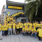 Foto de familia de los carteros de Ponferrada.