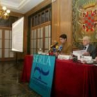 De derecha a izquierda, Isaac Maurín, Roberto Suárez, Ramón Sánchez y Héctor García Arias