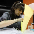 Cristina López, en su etapa de alcaldesa en Valderas.