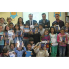 Alumnos de la clase ganadora del colegio Antonio Valbuena en el premio del concurso del BBVA.