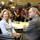 Salgado y Chaves, durante la reunión del Consejo de Política Fiscal y Financiera.