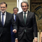 Mariano Rajoy e Íñigo de la Serna, en la Moncloa, en julio del 2017.