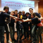 El equipo del IES Eras de Renueva que participó en la First Lego League celebrada en el Museo de la
