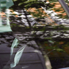 González a su llegada a la Audiencia Nacional en un coche de la Guardia Civil. SERGIO BARRENECHEA